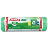 Saci colectare selectiva Zorex-Sticla, 60L, verde, 10 buc / rola Saci colectare selectiva Zorex-Sticla, 60L, verde, 10 buc / rola