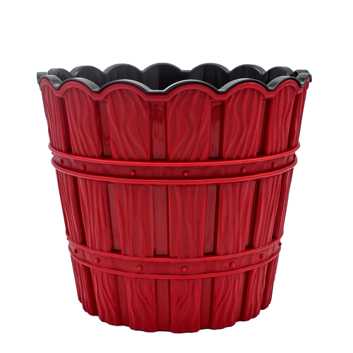 Ghiveci flori dublu, plastic, tip Bambus, 10 litri, diverse culori Ghiveci flori dublu, plastic, tip Bambus, 10 litri, diverse culori