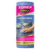 Rolă 30 Lavete Universale din Microfibră ZOREX PRO, 30x30 cm, Albastru Rolă 30 Lavete Universale din Microfibră ZOREX PRO, 30x30 cm, Albastru