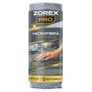 Rolă 30 Lavete Universale din Microfibră ZOREX PRO, 30x30 cm, Gri Rolă 30 Lavete Universale din Microfibră ZOREX PRO, 30x30 cm, Gri