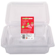 Caserola PET cu capac 1500cc 5/set