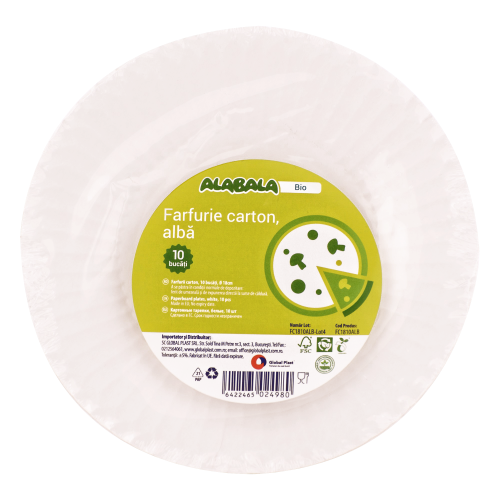 Farfurie carton cod FC2350ALB Farfurie carton cod FC2350ALB