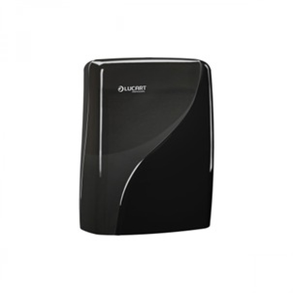 LUCART Dispenser negru șervețele pliate C,V si Z 892985