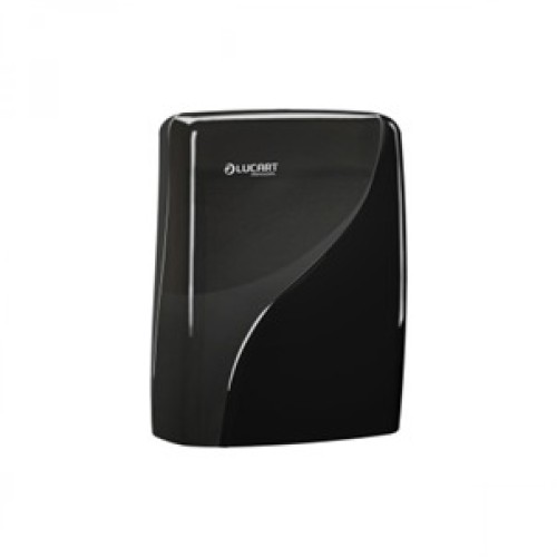 LUCART Dispenser negru șervețele pliate C,V si Z 892985 LUCART Dispenser negru șervețele pliate C,V si Z 892985