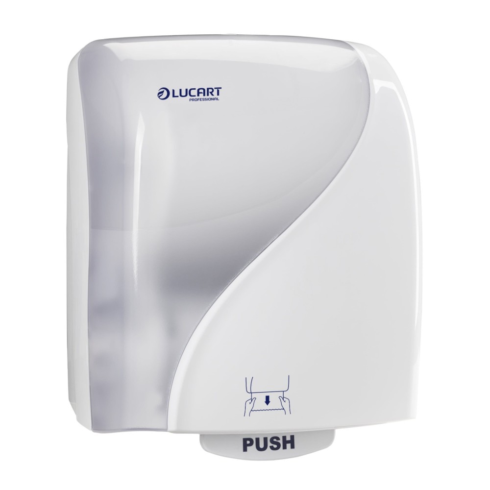 LUCART Dispenser alb prosop hartie autocut 892300