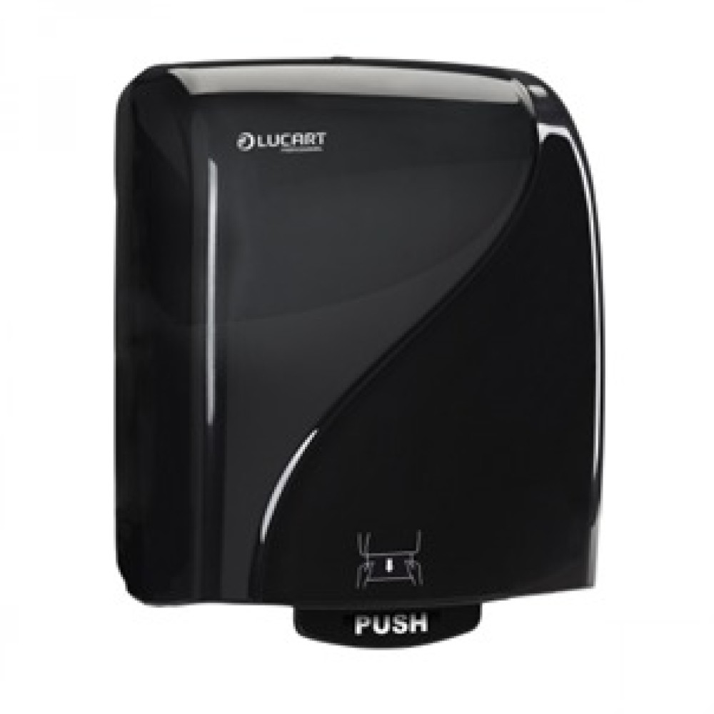 LUCART Dispenser negru prosop hârtie autocut 892306 LUCART Dispenser negru prosop hârtie autocut 892306