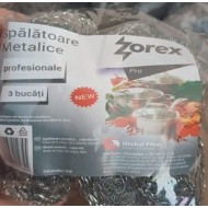 ZOREX Spalatoare metal prof 3/set