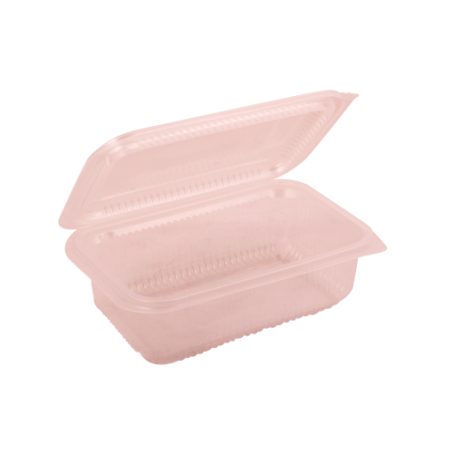 Caserole PET rectangulare cu capac 2000 cc 100 bucati Caserole PET rectangulare cu capac 2000 cc 100 bucati