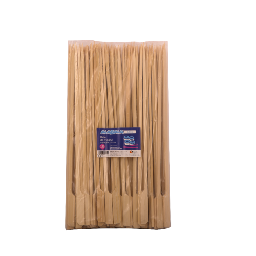 Bete lemn frigarui Alabala capat plat 25cm 100/set Bete lemn frigarui Alabala capat plat 25cm 100/set