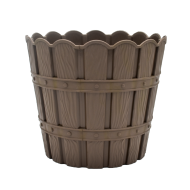 Ghiveci flori VIOLET, tip Bambus, plastic, 7 Litri