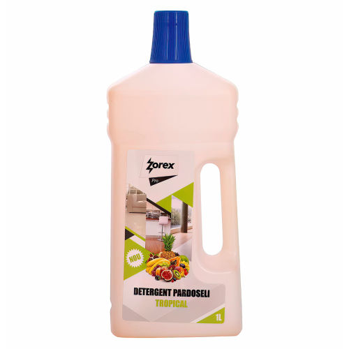 Detergent Zorex Pro pentru pardoseli, parfum tropical, 1L Detergent Zorex Pro pentru pardoseli, parfum tropical, 1L