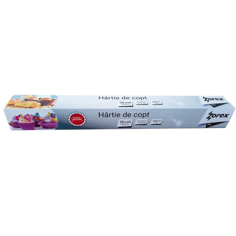 Baking paper Zorex, 20 sheets, 42x38 cm