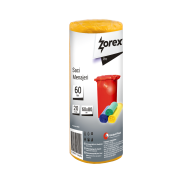 Saci menajeri Zorex Pro, 60L, galben, 20 buc/rola Saci menajeri Zorex Pro, 60L, galben, 20 buc/rola