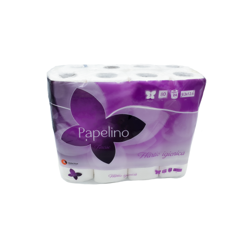 Hartie igienica Papelino, 3 straturi, 24 role Hartie igienica Papelino, 3 straturi, 24 role