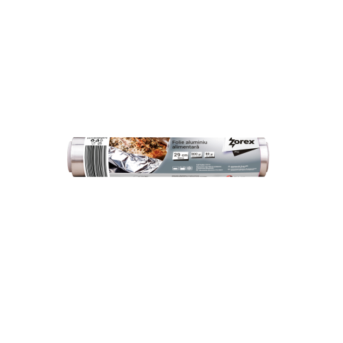 Folie aluminiu în tipla Zorex Pro 30 cm lățime catering Folie aluminiu în tipla Zorex Pro 30 cm lățime catering