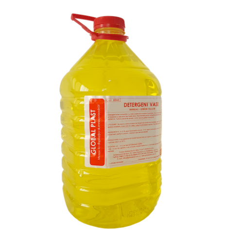Detergent vase 5L manual lemon yellow Detergent vase 5L manual lemon yellow