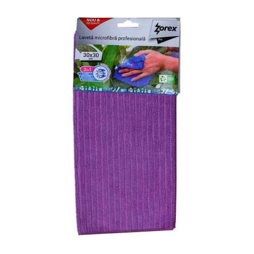 Laveta profesionala ZorexPro, microfibra, 30x30 Laveta profesionala ZorexPro, microfibra, 30x30