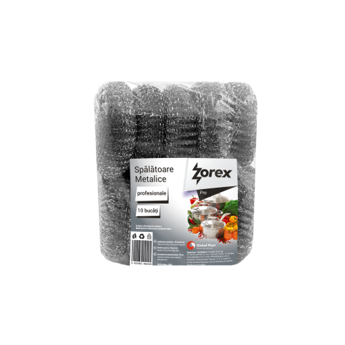 Spalatoare metalice Zorex Pro 10 bucati / set Spalatoare metalice Zorex Pro 10 bucati / set