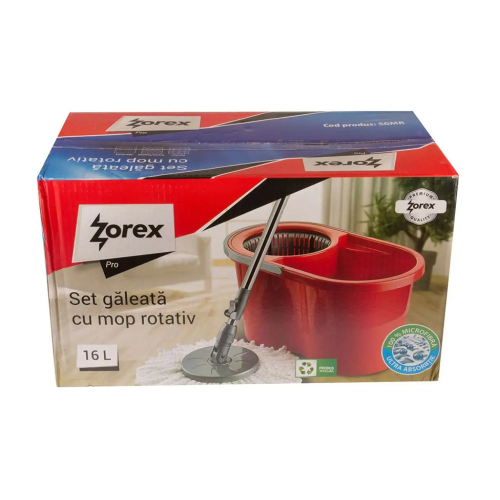 Galeata cu mop rotativ diverse culori Galeata cu mop rotativ diverse culori